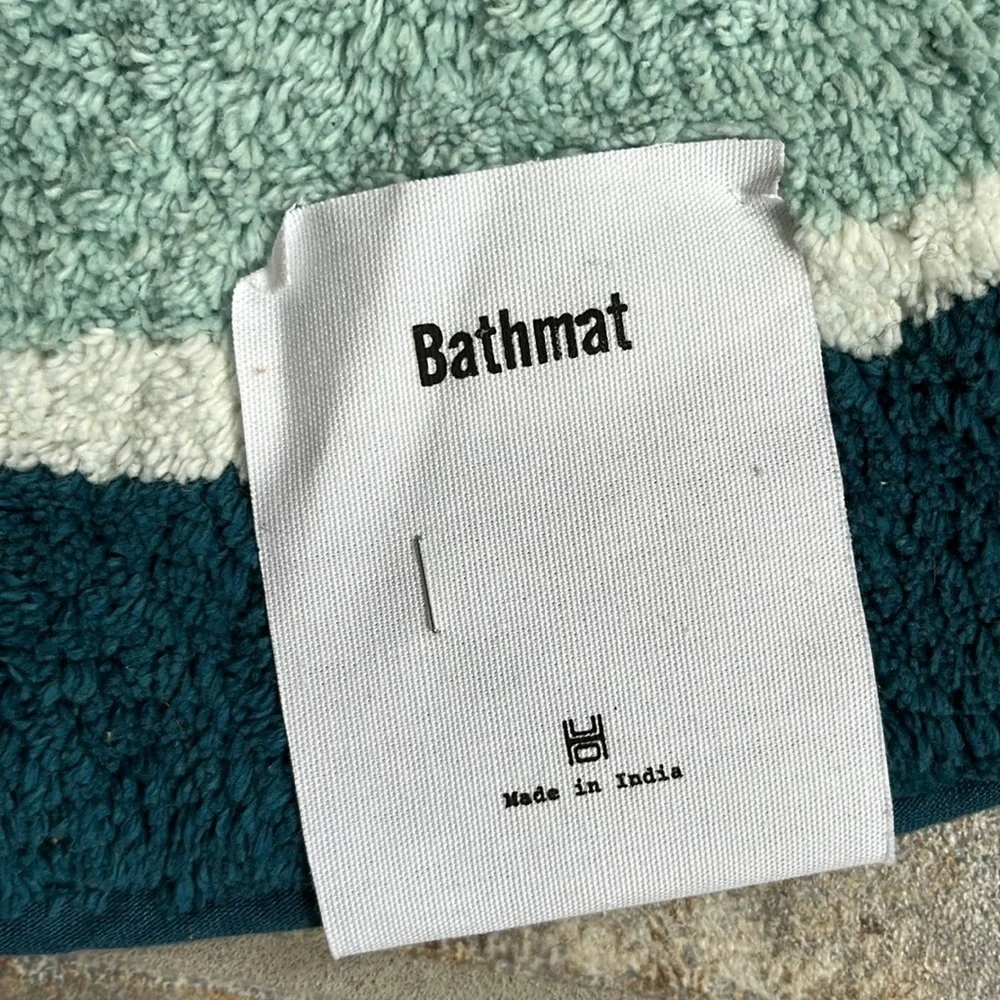 Urban Outfitters Shaped Rainbow Bath Mat NWT